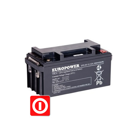 Akumulator Europower EPS65-12 12V 65Ah