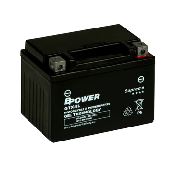 Akumulator Wzmocniony Bpower GEL GTX4L (YTX4L-BS)  3Ah 60A