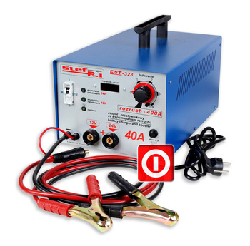 Prostownik STEF-POL EST-323 12V/24V 40A ROZRUCH