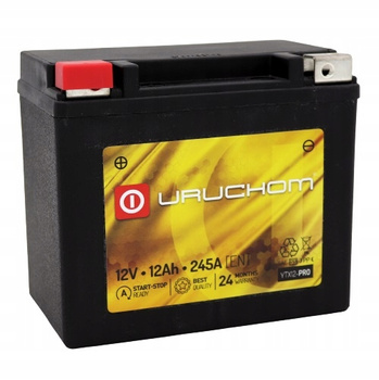 Akumulator Wzmocniony Uruchom YTX12-PRO 12Ah 245A AGM YTX12-BS