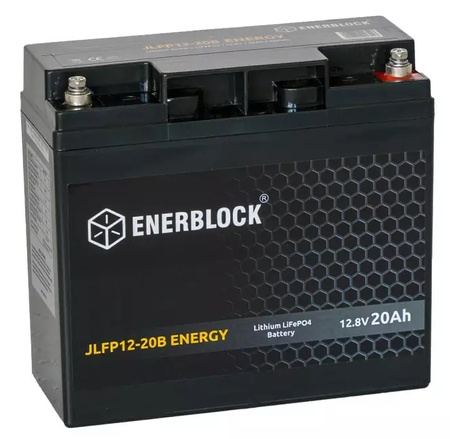 Akumulator ENERBLOCK LITHIUM LIFEPO4 12.8V 20AH JLFP12-20