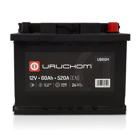 Akumulator Uruchom Black 60Ah 520A UB60H