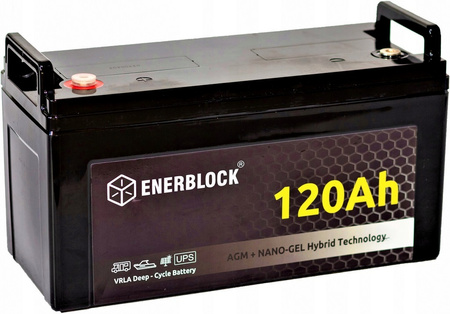 Akumulator ENERBLOCK 12V 120AH JDG12-120 AGM-GEL Hybrid