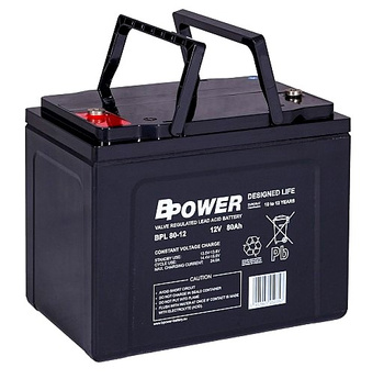 AKUMULATOR Bpower BPL 80-12 80Ah  12V AGM Praca BUFOROWA