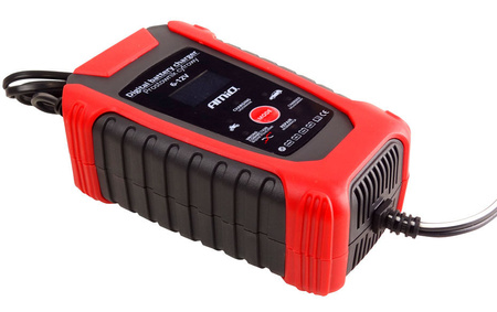 Prostownik AMiO cyfrowy 6V 12V 2A 6A DBC-02