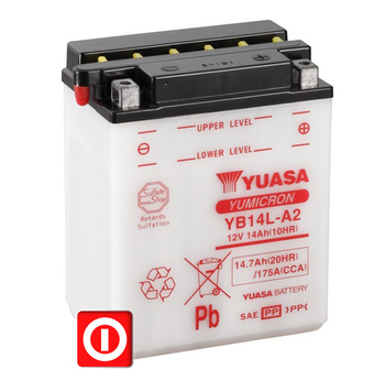YUASA YB14L-A2 14.7Ah 175A FJ XJ GSX