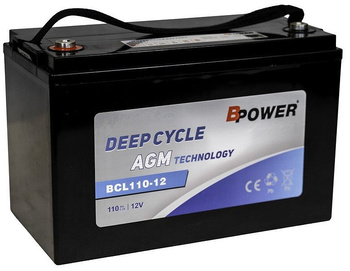 Akumulator trakcyjny Bpower BCL110-12 12V 110Ah