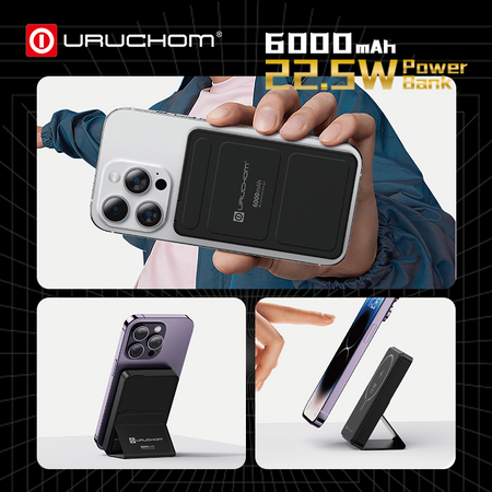 Apple MagSafe PowerBank 6000mAh 15W z ładowaniem bezprzewodowym Uruchom