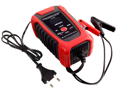 Prostownik AMiO cyfrowy 6V 12V 2A 6A DBC-02