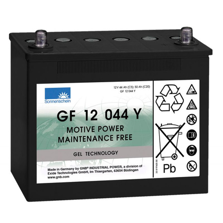Akumulator Sonnenschein GF 12044 Y 50AH (C20) | 44AH (C5) VRLA Żel
