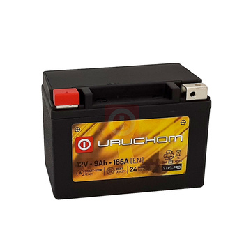 Akumulator Wzmocniony Uruchom YTX9-PRO  9Ah 185A AGM YTX9-BS