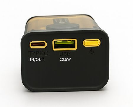 POWERBANK 10000mAh 22.5W QC3.0 QC4.0 PD3.0 USB1 USB-C Żółty
