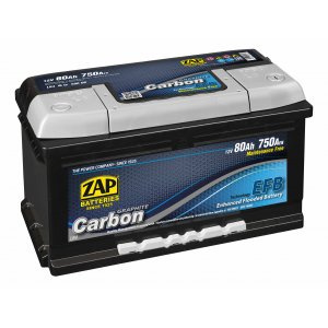 Akumulator ZAP Carbon 80Ah 750A EFB 58008