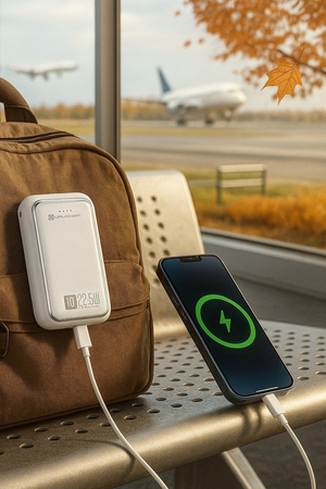 Apple MagSafe PowerBank 10000mAh 15W z ładowaniem bezprzewodowym Uruchom Biały