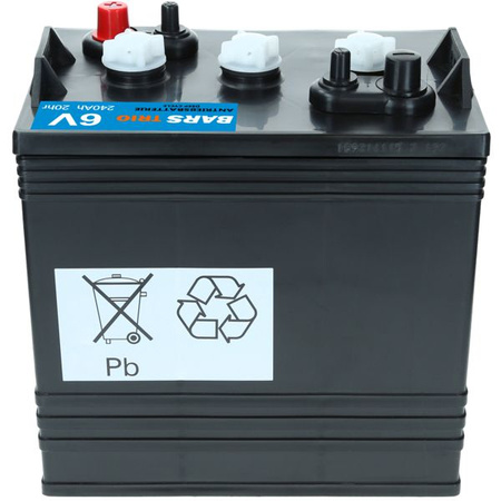 Akumulator Bars TRIO Deep Cycle 6V 240Ah Dual Terminal Trojan (T125) Bars MON225