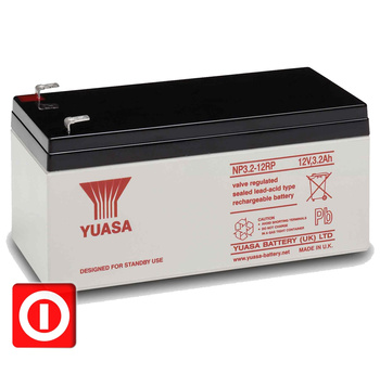 AKUMULATOR YUASA NP3.2-12 AGM 12V 3,2Ah UPS BUFOR