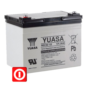 AKUMULATOR YUASA REC36-12 12V 36Ah UPS