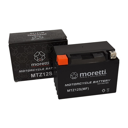 AKUMULATOR Moretti MTZ12S / YTZ12S-BS 11Ah 210A AGM (GEL)