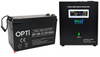 Przetwornica sinusPRO-1000W 12V 1000VA + akumulator Opti 100Ah AGM