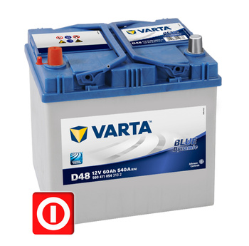 AKUMULATOR VARTA BLUE 60 Ah 540A L+ JAP