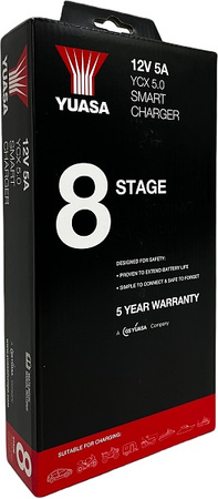 ŁADOWARKA PROSTOWNIK YUASA YCX 5.0 12V 5A
