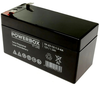 Akumulator Powerbox 12V 1.3Ah VRLA AGM TP-12-1.3-AD