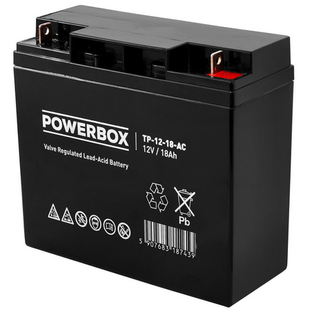 Akumulator Powerbox 12V 18Ah VRLA AGM TP-12-18-AC