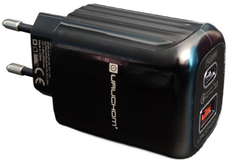 Szybka Ładowarka sieciowa zasilacz 20W 1x USB C USB A Power Delivery 3.0