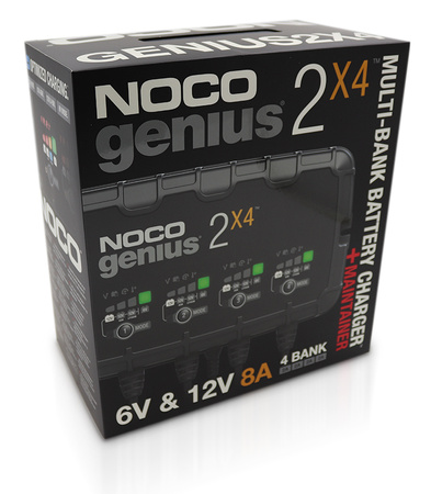 Ładowarka NOCO GENIUS 2x4 6V 12V 8A
