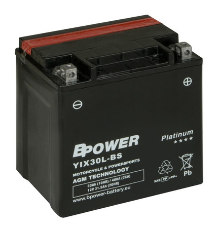 Akumulator Bpower YIX30L-BS 30Ah 400A