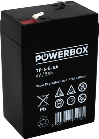 Akumulator Powerbox 6V 5Ah VRLA AGM TP-6-5-AD