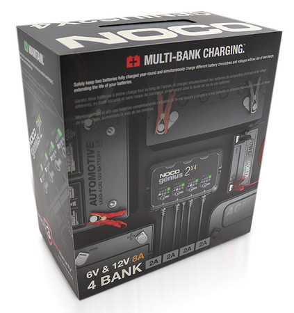 Ładowarka NOCO GENIUS 2x4 6V 12V 8A