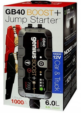 NOCO GB40 GENIUS BOOSTSPORT JUMP STARTER 1000A