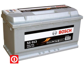 AKUMULATOR BOSCH SILVER S5 100Ah 830A P+