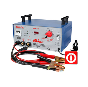 Prostownik STEF-POL EST-325 12V/24V 90A + rozruch