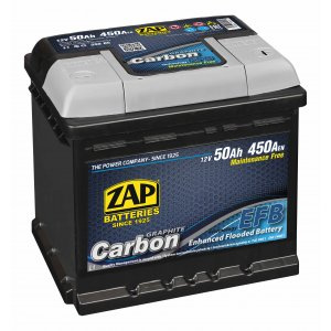 Akumulator ZAP Carbon 50Ah 450A EFB 55005