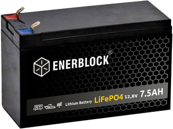 Akumulator ENERBLOCK 12V 7,5AH JLFP12-7.5 LITHIUM LiFePO4