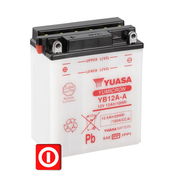 AKUMULATOR YUASA YB12A-A 12.6Ah 150A