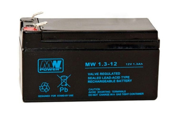 Akumulator MW Power 12V 1.3Ah MW1.3-12