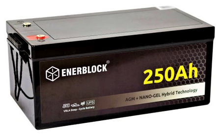 Akumulator ENERBLOCK 12V 250AH JDG12-250 AGM-GEL Hybrid