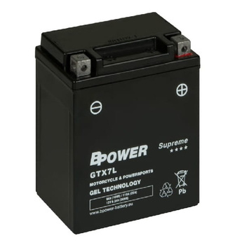 Akumulator Wzmocniony Bpower GEL GTX7L (YTX7L-BS)  6Ah 110A