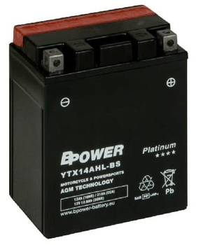 Akumulator Bpower YTX14AHL-BS 12Ah 210A