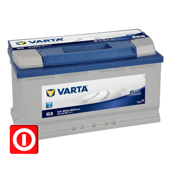 AKUMULATOR VARTA BLUE 95Ah 800A G3