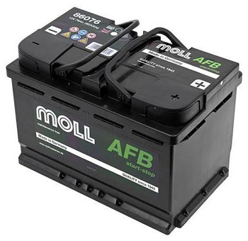 Akumulator Moll 76Ah 760A AFB Start Stop 86076
