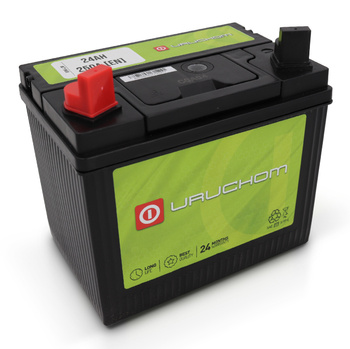Akumulator Uruchom 12V 24Ah 250A 896  L+ do kosiarki traktorka