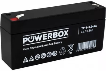 Akumulator Powerbox 6V 3.3Ah VRLA AGM TP-6-3.3-AD