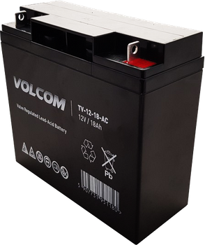 Akumulator VOLCOM 12V 18Ah AGM TV-12-18-AC