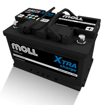 Akumulator Moll 70Ah 700A X-tra Charge 84070