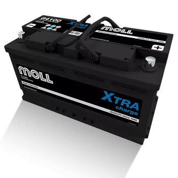 Akumulator Moll 100Ah 850A X-tra Charge 84100