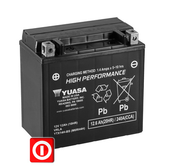 AKUMULATOR YUASA YTX14H-BS 12.6Ah 240A